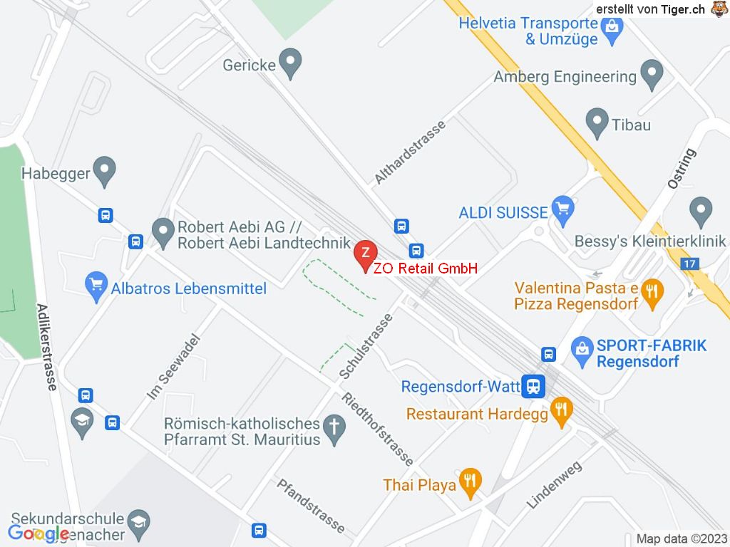 Standort ZO Retail GmbH in 8105 Regensdorf