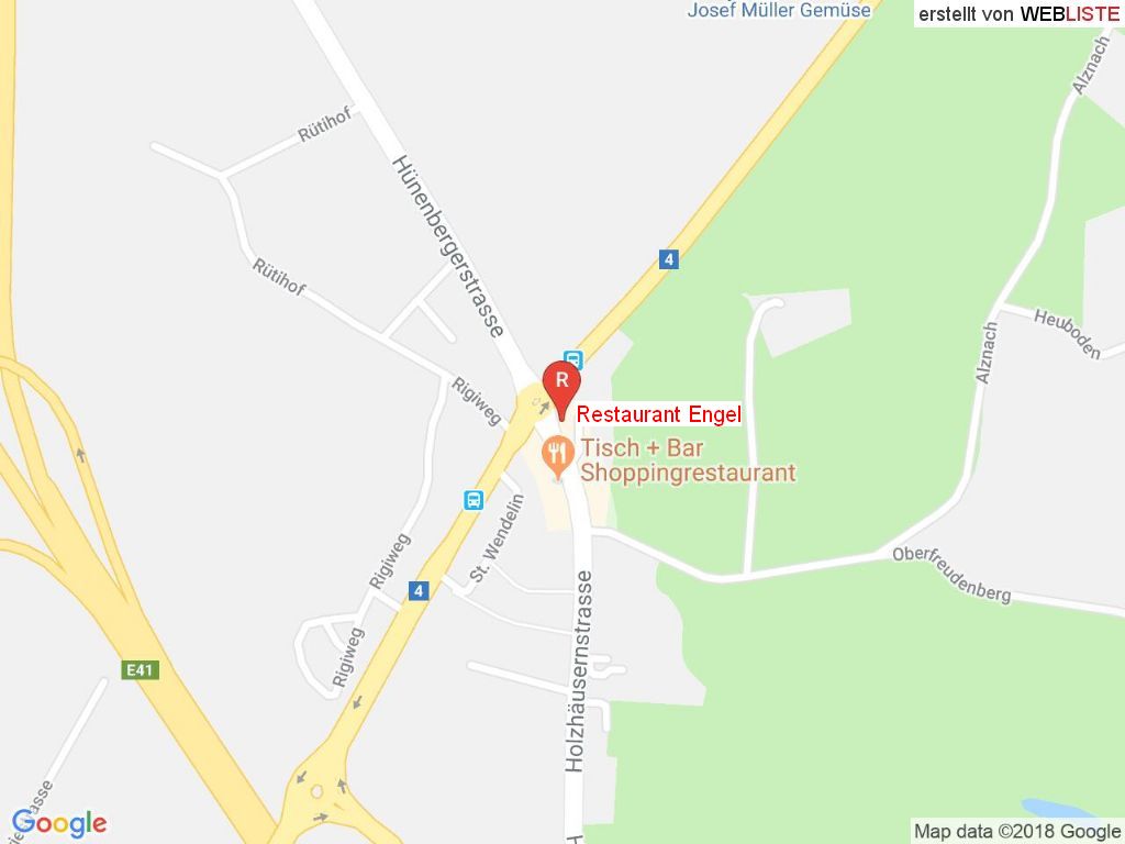 Standort Restaurant Engel in 6343 Holzhäusern ZG